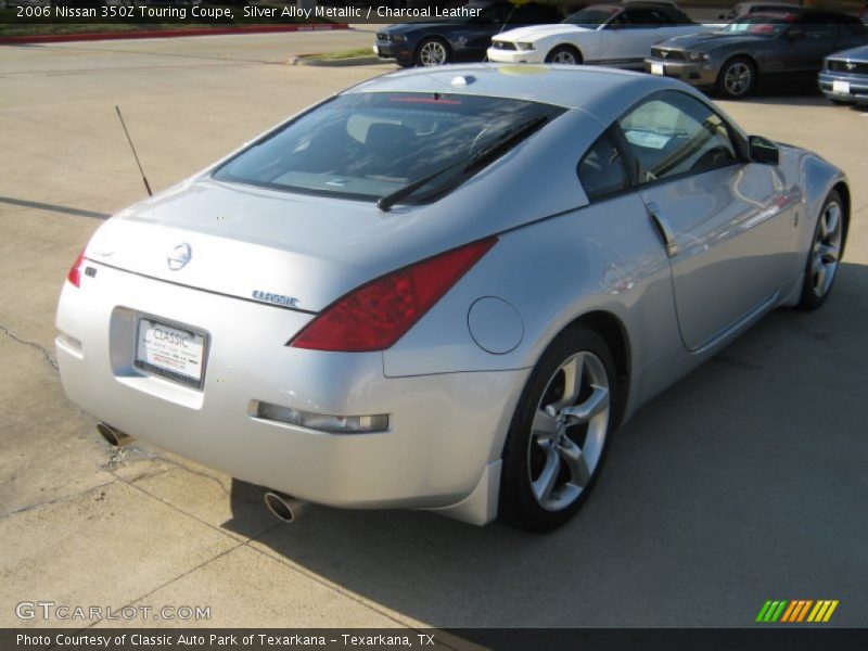 Silver Alloy Metallic / Charcoal Leather 2006 Nissan 350Z Touring Coupe