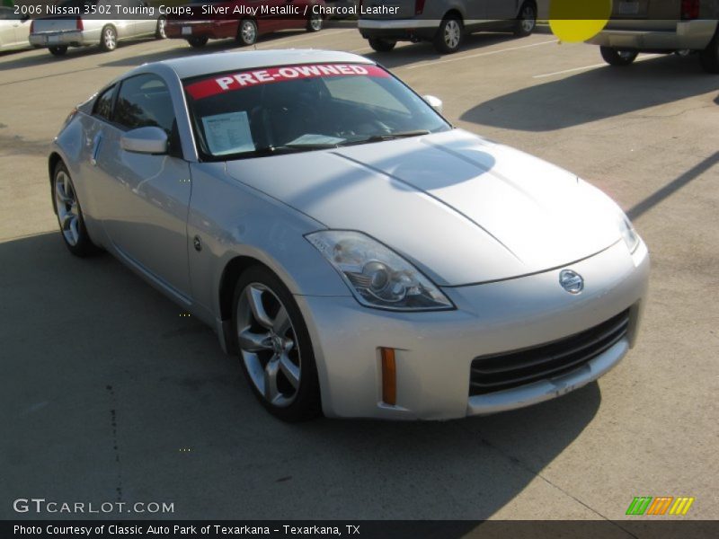 Silver Alloy Metallic / Charcoal Leather 2006 Nissan 350Z Touring Coupe