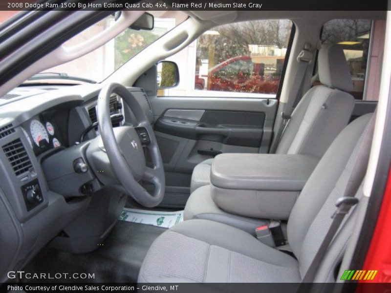  2008 Ram 1500 Big Horn Edition Quad Cab 4x4 Medium Slate Gray Interior