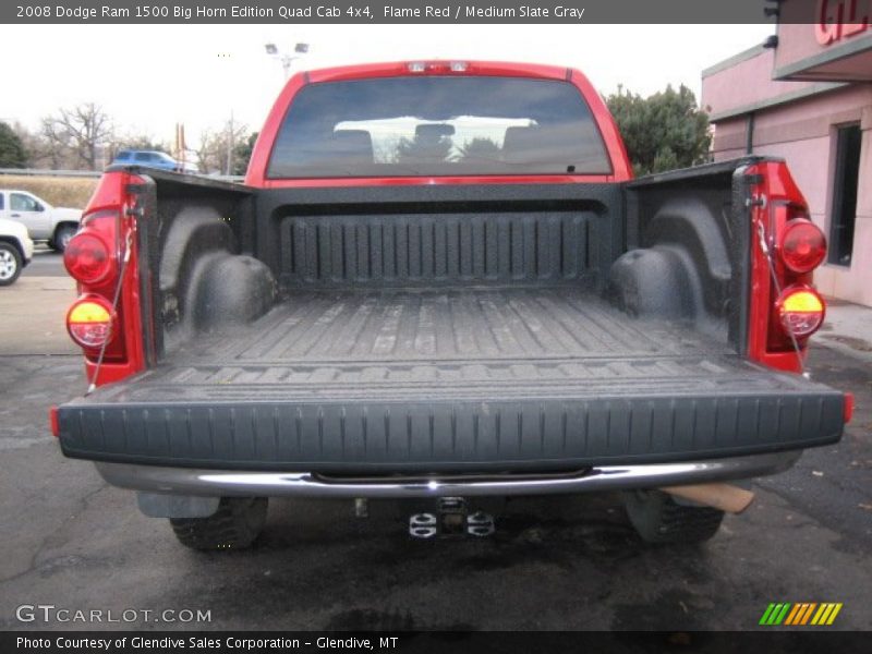 Flame Red / Medium Slate Gray 2008 Dodge Ram 1500 Big Horn Edition Quad Cab 4x4