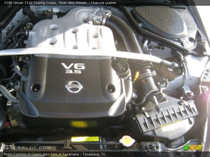 Silver Alloy Metallic / Charcoal Leather 2006 Nissan 350Z Touring Coupe