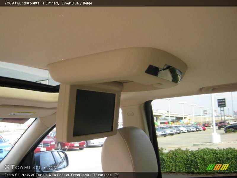 Silver Blue / Beige 2009 Hyundai Santa Fe Limited