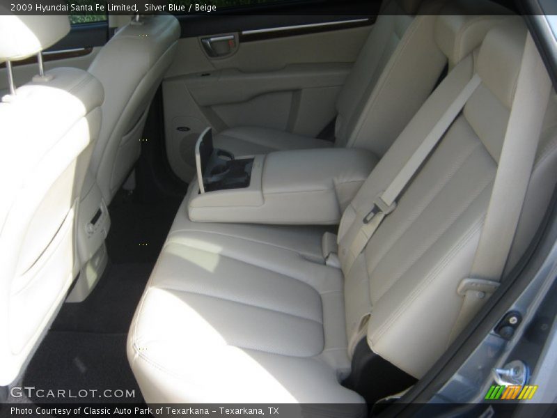 Silver Blue / Beige 2009 Hyundai Santa Fe Limited
