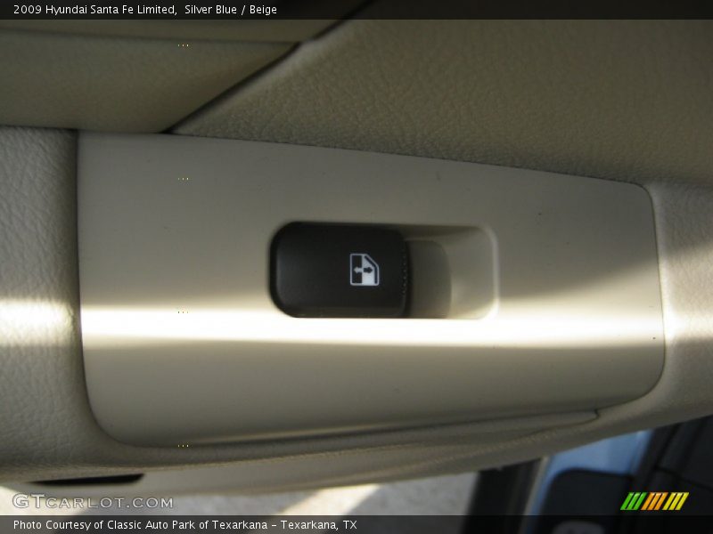 Silver Blue / Beige 2009 Hyundai Santa Fe Limited