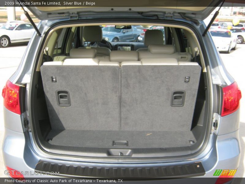 Silver Blue / Beige 2009 Hyundai Santa Fe Limited