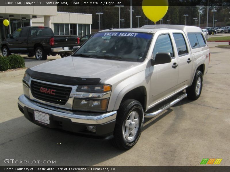 Silver Birch Metallic / Light Tan 2006 GMC Canyon SLE Crew Cab 4x4
