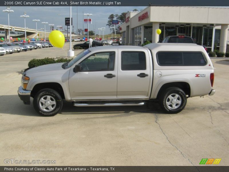 Silver Birch Metallic / Light Tan 2006 GMC Canyon SLE Crew Cab 4x4