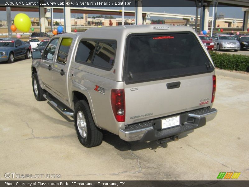 Silver Birch Metallic / Light Tan 2006 GMC Canyon SLE Crew Cab 4x4