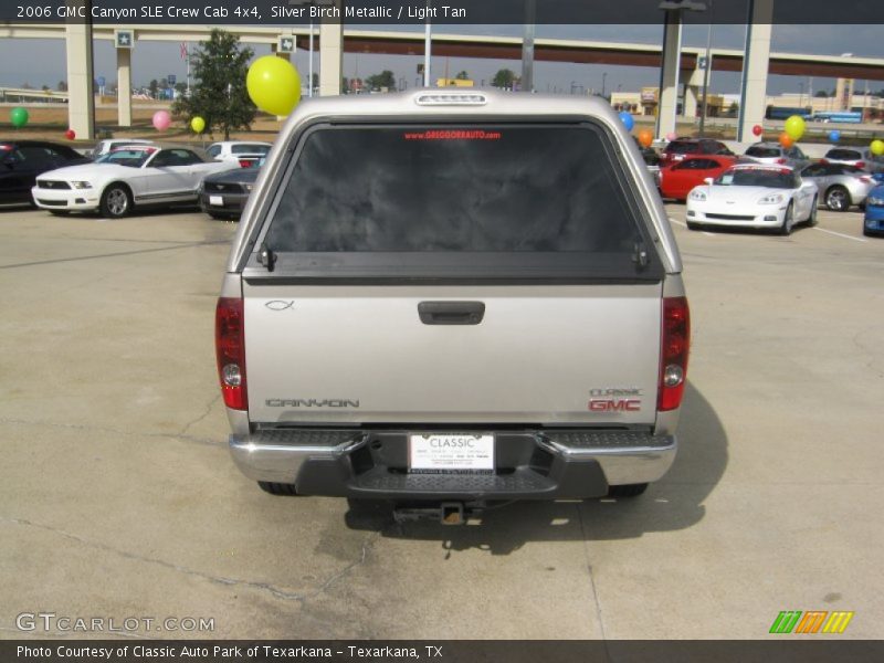 Silver Birch Metallic / Light Tan 2006 GMC Canyon SLE Crew Cab 4x4