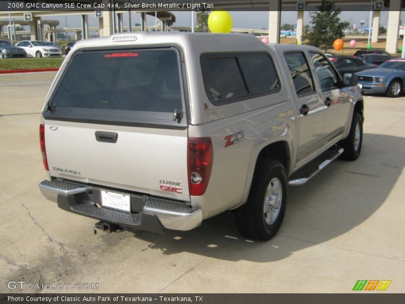 Silver Birch Metallic / Light Tan 2006 GMC Canyon SLE Crew Cab 4x4
