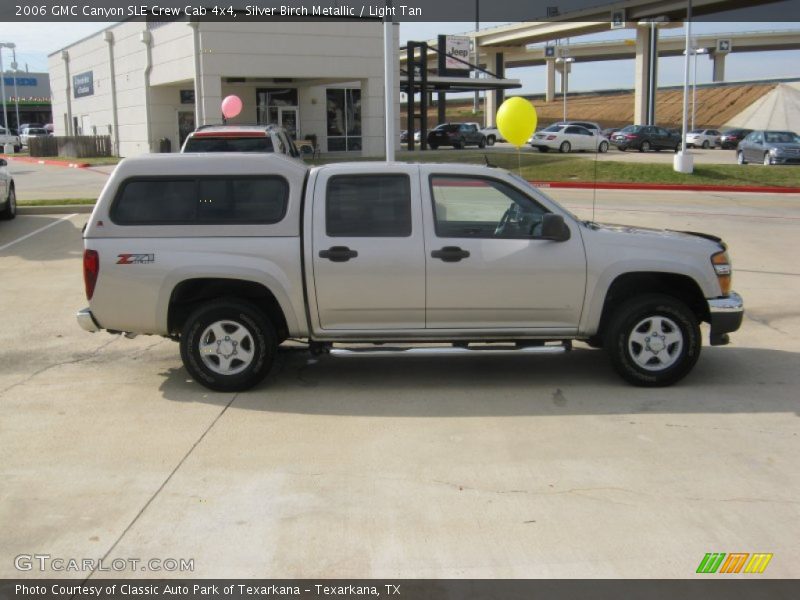 Silver Birch Metallic / Light Tan 2006 GMC Canyon SLE Crew Cab 4x4