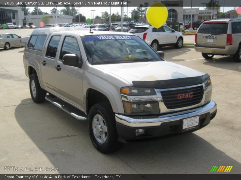 Silver Birch Metallic / Light Tan 2006 GMC Canyon SLE Crew Cab 4x4