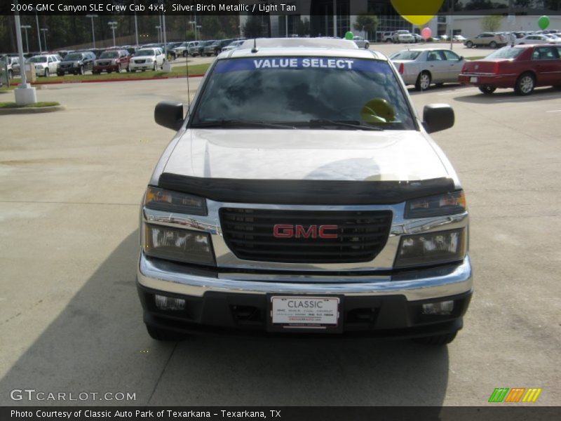 Silver Birch Metallic / Light Tan 2006 GMC Canyon SLE Crew Cab 4x4
