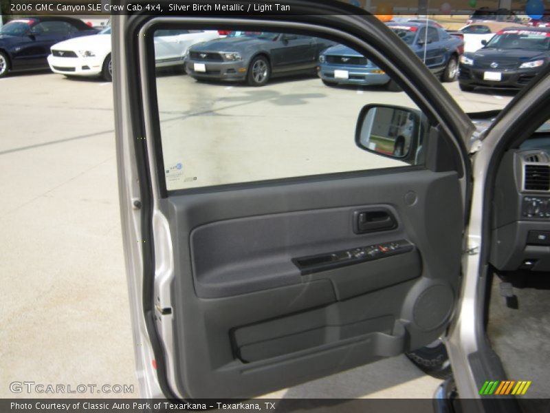 Silver Birch Metallic / Light Tan 2006 GMC Canyon SLE Crew Cab 4x4