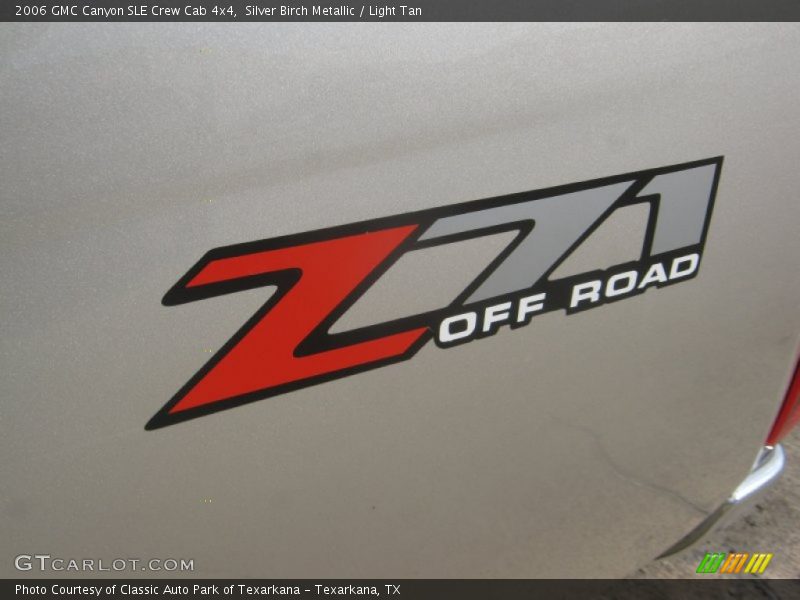 Silver Birch Metallic / Light Tan 2006 GMC Canyon SLE Crew Cab 4x4