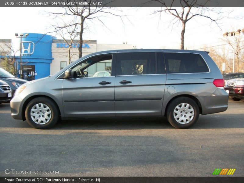 Sterling Gray Metallic / Gray 2009 Honda Odyssey LX
