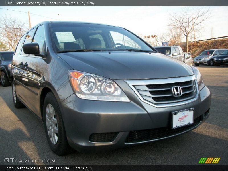 Sterling Gray Metallic / Gray 2009 Honda Odyssey LX