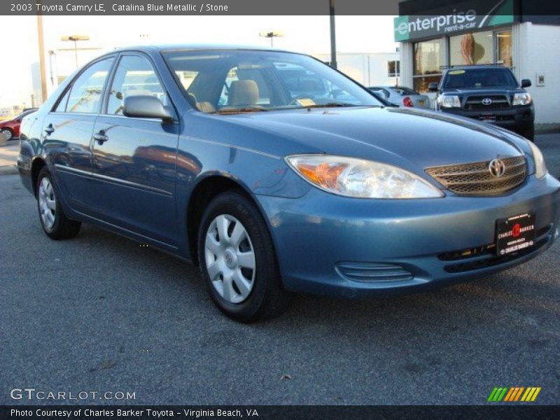 Catalina Blue Metallic / Stone 2003 Toyota Camry LE