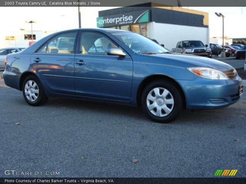 Catalina Blue Metallic / Stone 2003 Toyota Camry LE
