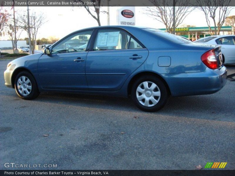 Catalina Blue Metallic / Stone 2003 Toyota Camry LE
