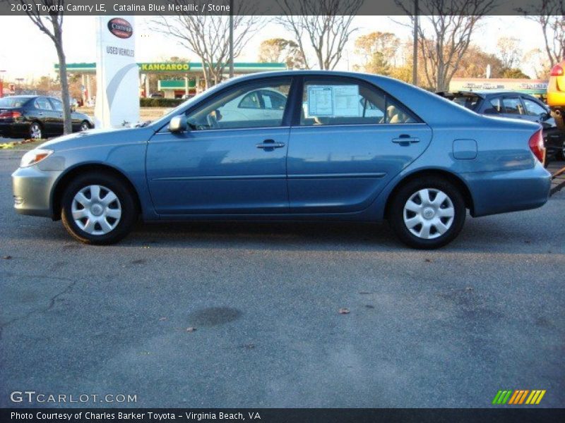 Catalina Blue Metallic / Stone 2003 Toyota Camry LE