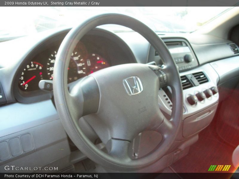 Sterling Gray Metallic / Gray 2009 Honda Odyssey LX