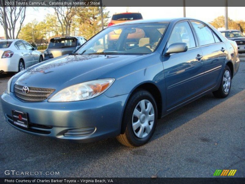 Catalina Blue Metallic / Stone 2003 Toyota Camry LE