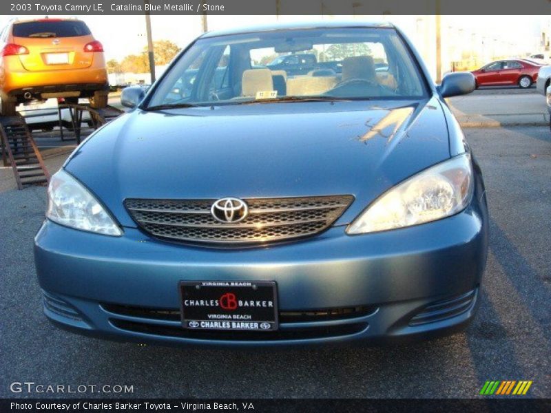 Catalina Blue Metallic / Stone 2003 Toyota Camry LE