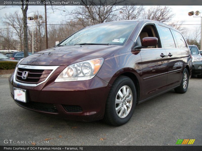 Dark Cherry Pearl / Ivory 2009 Honda Odyssey EX