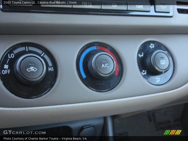 Catalina Blue Metallic / Stone 2003 Toyota Camry LE