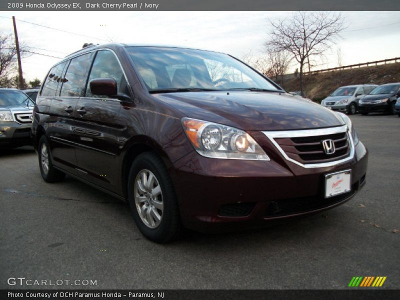 Dark Cherry Pearl / Ivory 2009 Honda Odyssey EX