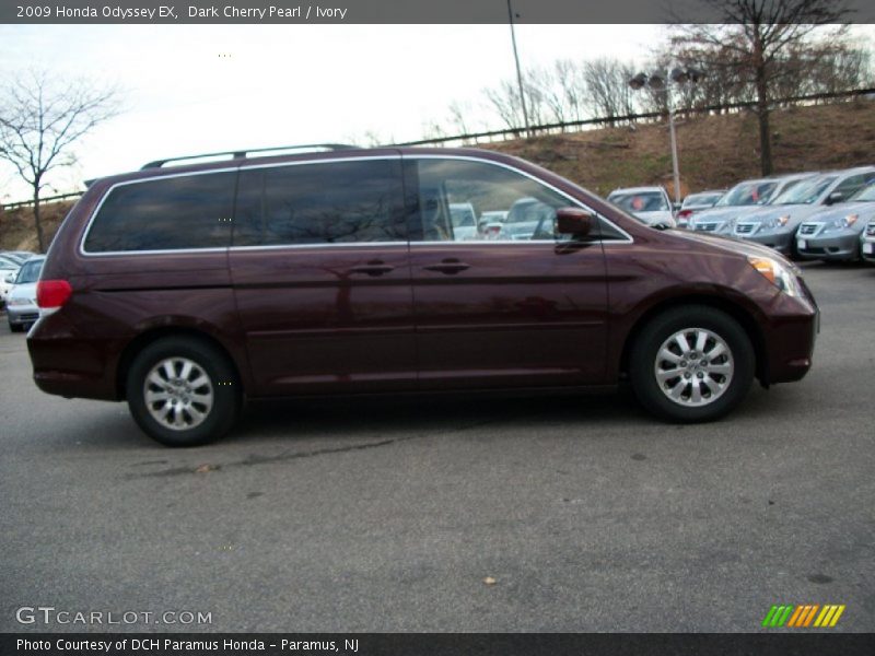 Dark Cherry Pearl / Ivory 2009 Honda Odyssey EX
