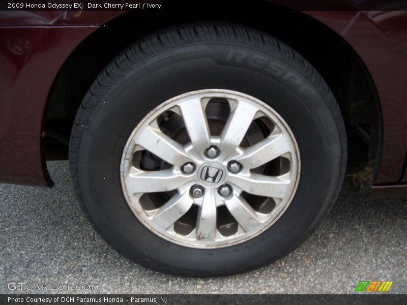 Dark Cherry Pearl / Ivory 2009 Honda Odyssey EX