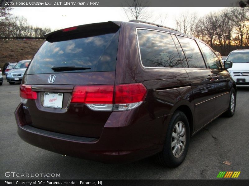 Dark Cherry Pearl / Ivory 2009 Honda Odyssey EX