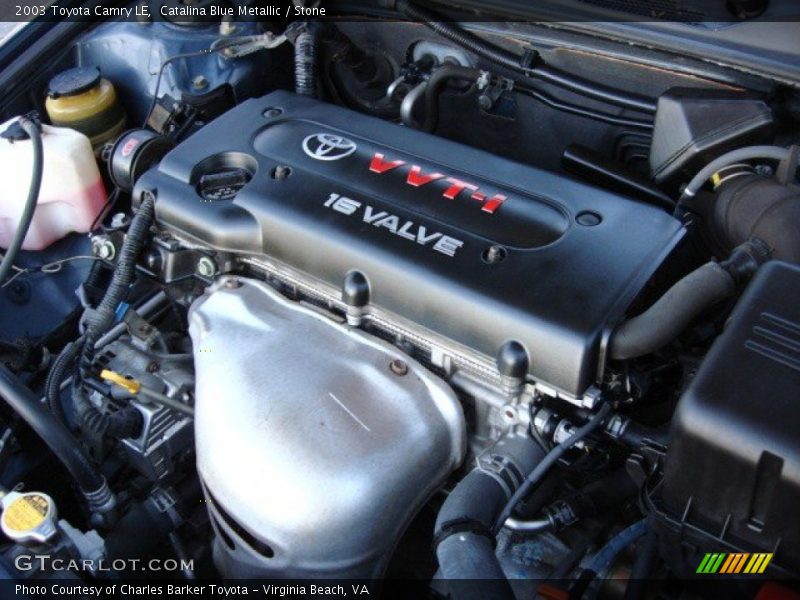 Catalina Blue Metallic / Stone 2003 Toyota Camry LE