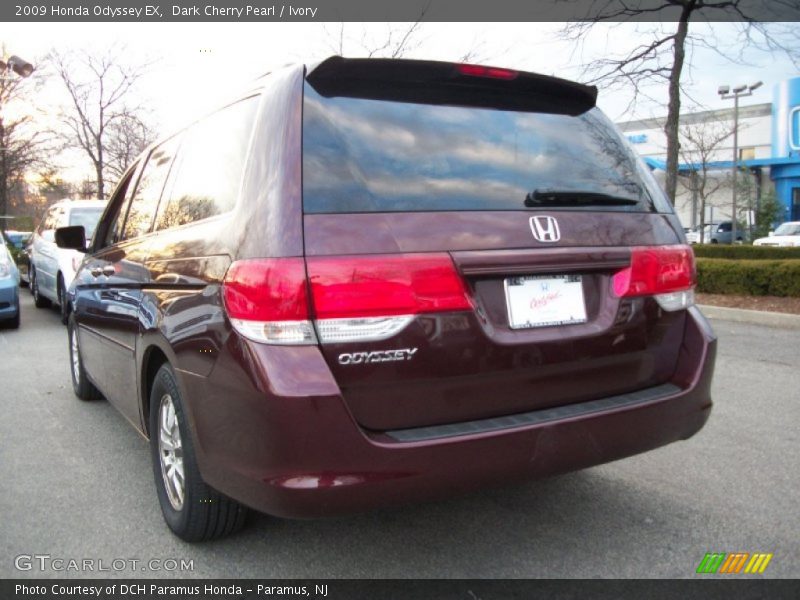 Dark Cherry Pearl / Ivory 2009 Honda Odyssey EX