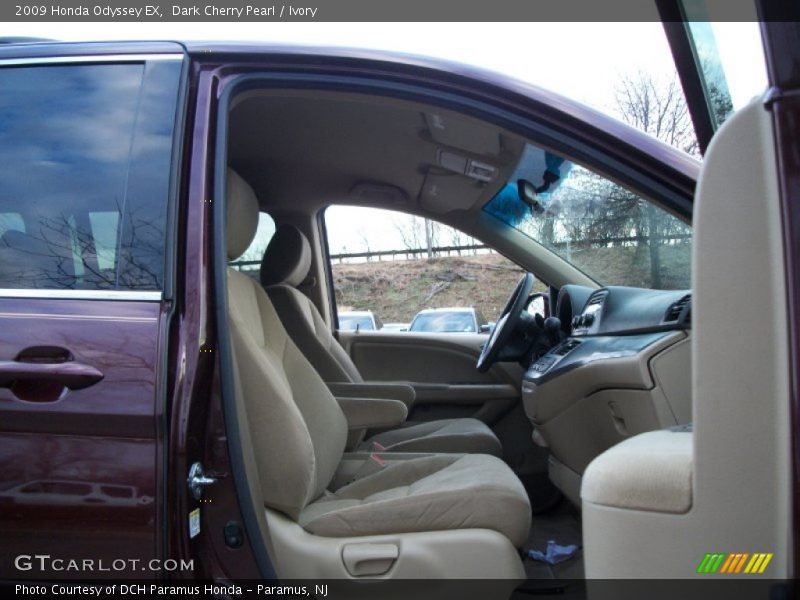 Dark Cherry Pearl / Ivory 2009 Honda Odyssey EX