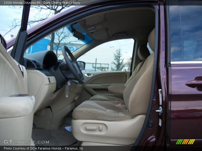 Dark Cherry Pearl / Ivory 2009 Honda Odyssey EX