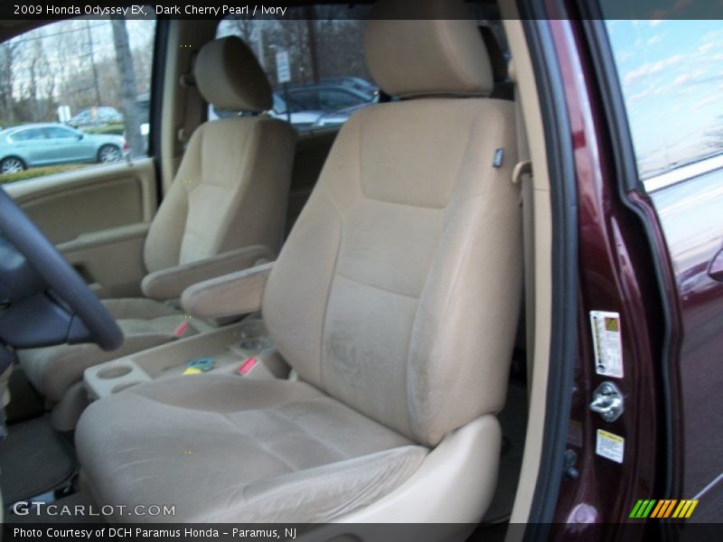 Dark Cherry Pearl / Ivory 2009 Honda Odyssey EX
