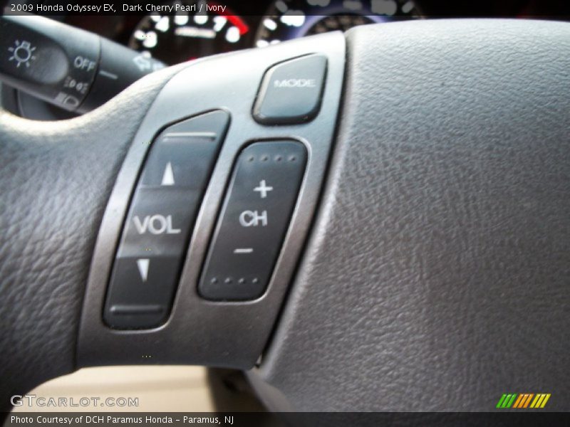Dark Cherry Pearl / Ivory 2009 Honda Odyssey EX