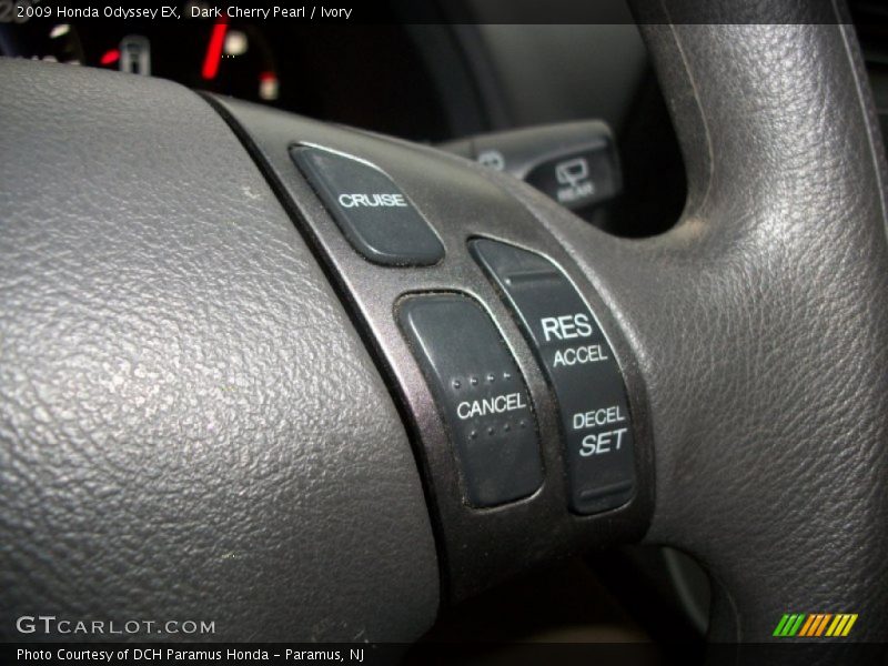 Dark Cherry Pearl / Ivory 2009 Honda Odyssey EX
