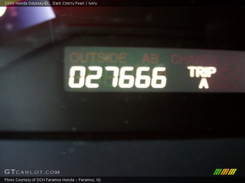 Dark Cherry Pearl / Ivory 2009 Honda Odyssey EX