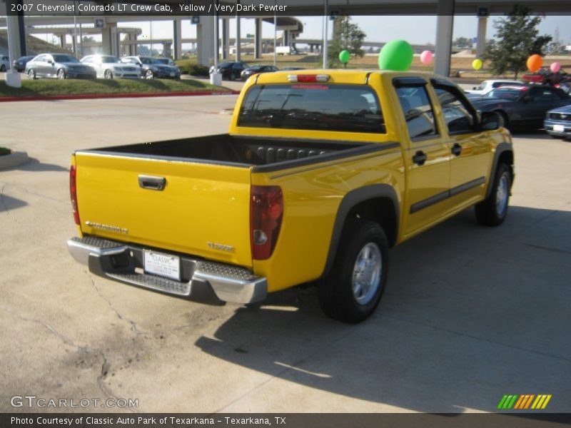 Yellow / Very Dark Pewter 2007 Chevrolet Colorado LT Crew Cab