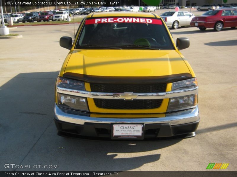 Yellow / Very Dark Pewter 2007 Chevrolet Colorado LT Crew Cab