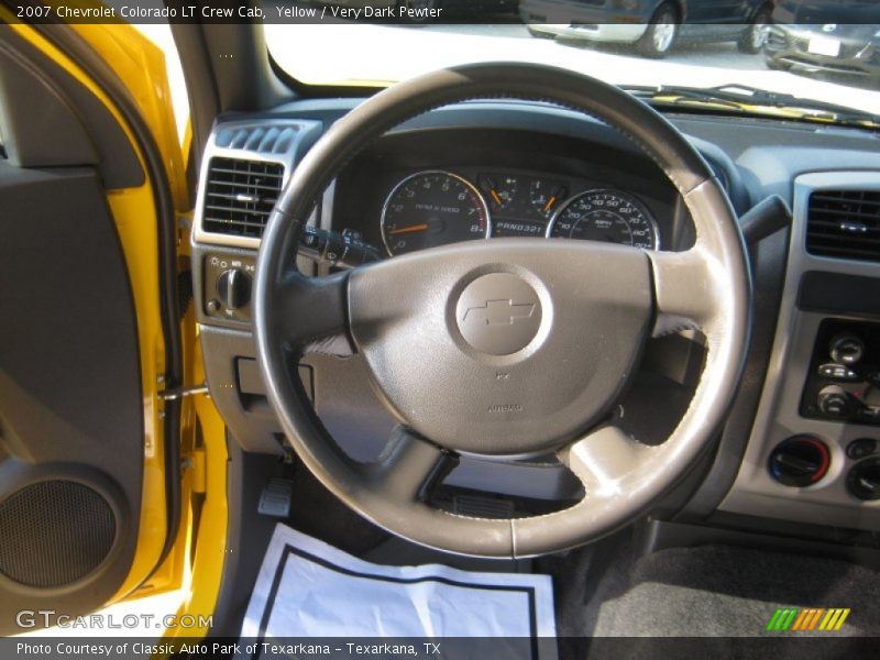 Yellow / Very Dark Pewter 2007 Chevrolet Colorado LT Crew Cab