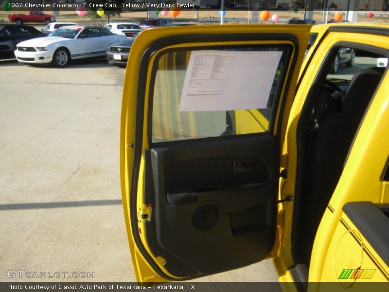 Yellow / Very Dark Pewter 2007 Chevrolet Colorado LT Crew Cab