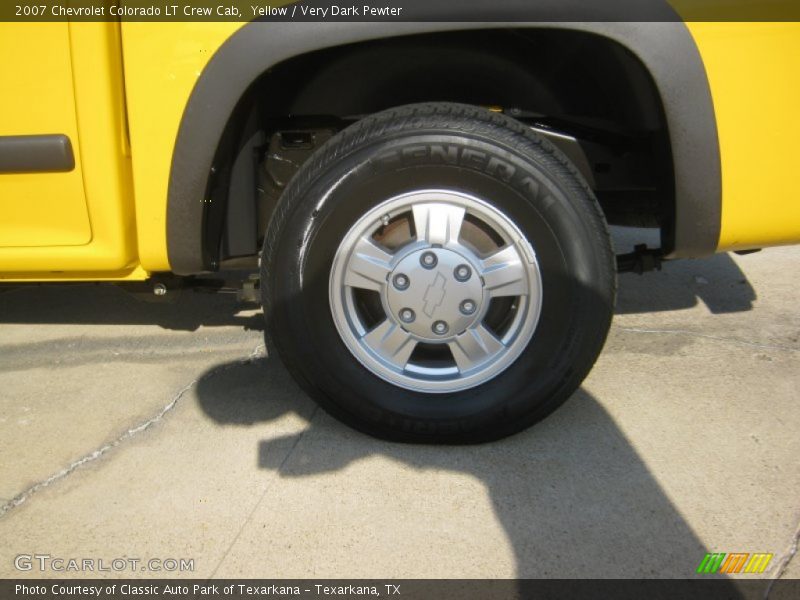 Yellow / Very Dark Pewter 2007 Chevrolet Colorado LT Crew Cab