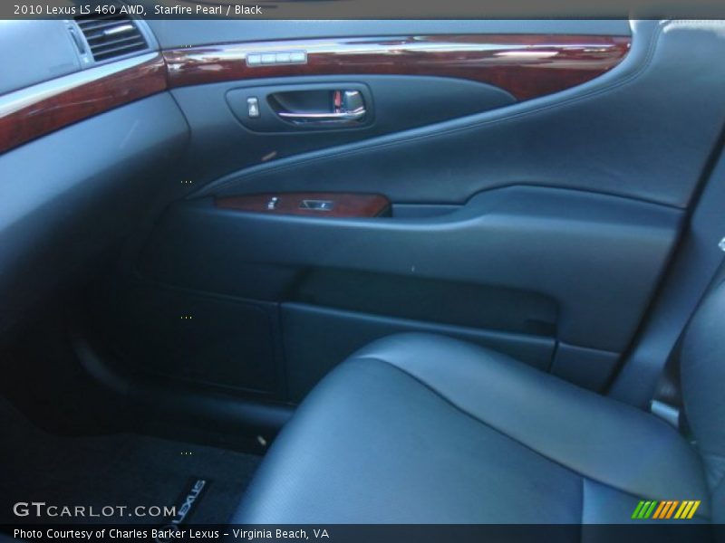 Starfire Pearl / Black 2010 Lexus LS 460 AWD