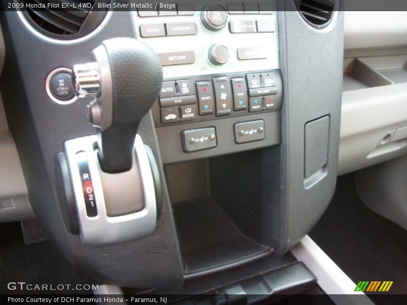 Billet Silver Metallic / Beige 2009 Honda Pilot EX-L 4WD