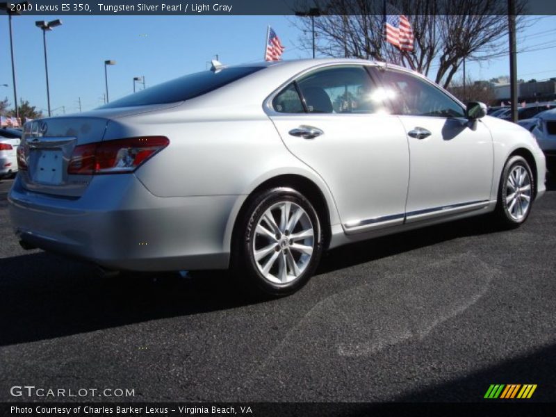 Tungsten Silver Pearl / Light Gray 2010 Lexus ES 350